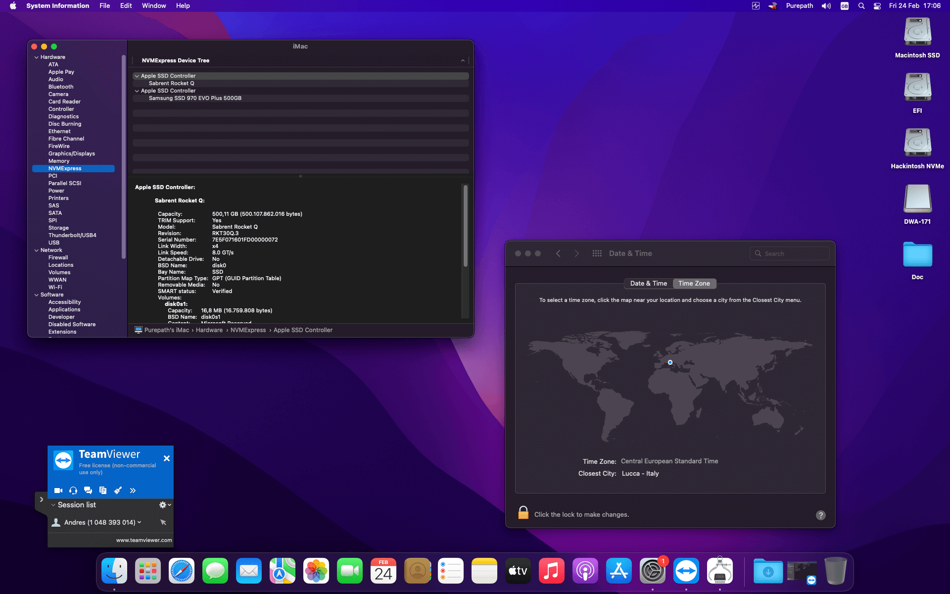 Asrock Z370 Extreme 4 + Intel Core i7 8700K + Sapphire Vega 56   OpenCore 6