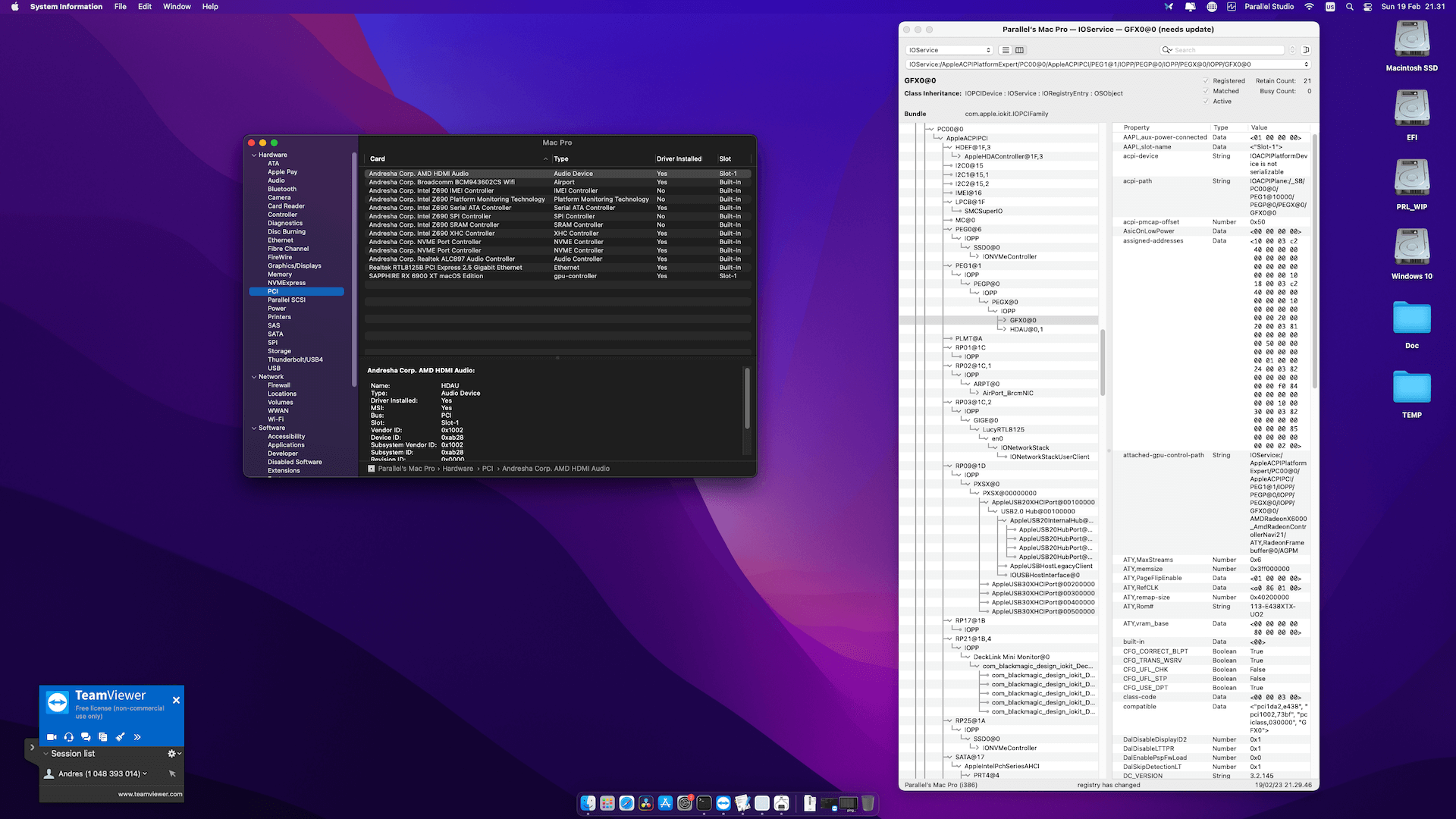 Asus Prime Z690 P D4 + Intel Core i7 12700K + Sapphire RX 6900 XT   OpenCore 9