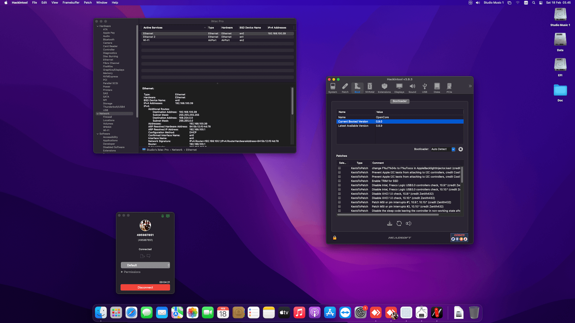 Gigabyte Z390 Designare + Intel Core i7 9700K + Sapphire RX 580 2nd   OpenCore 8