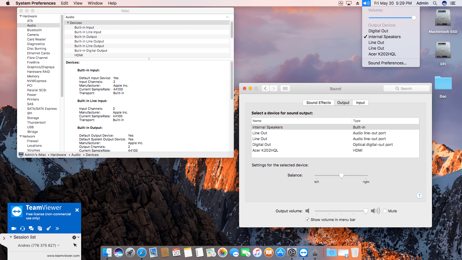 Asus H110M E:M.2 + Intel Core i5 6500   OpenCore 5