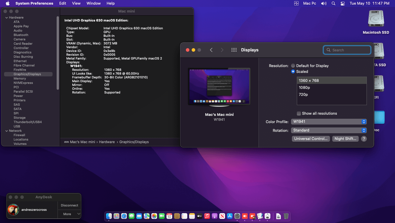 MSI B460M Pro + Intel Core i5 10400   OpenCore 5