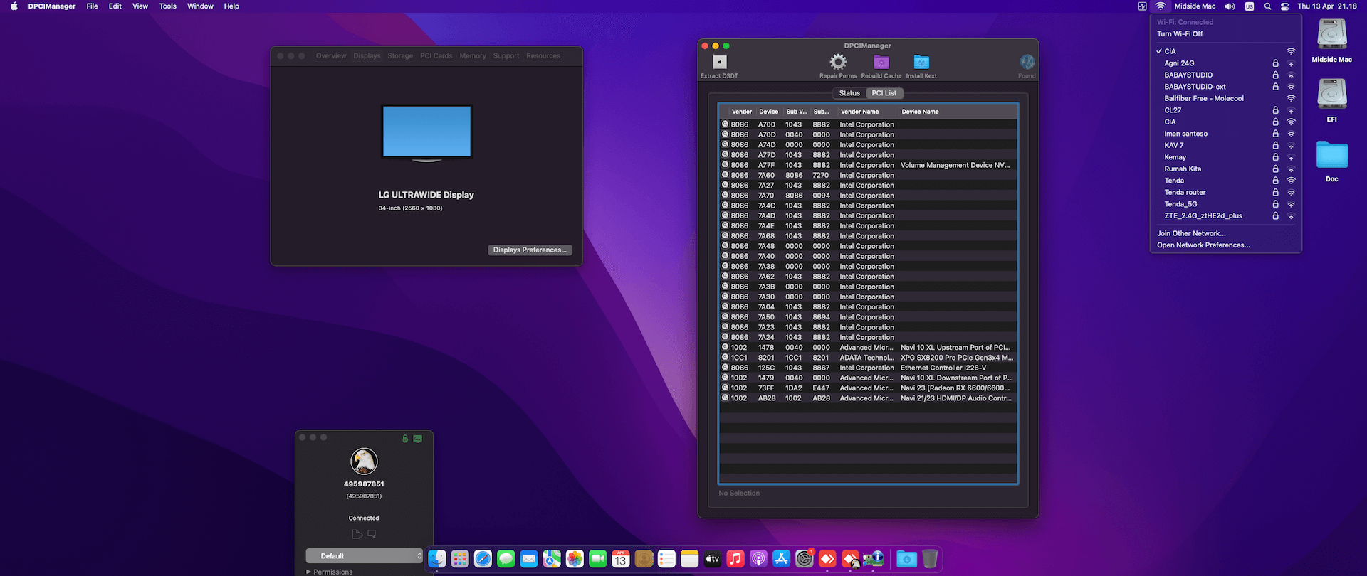 Asus ROG Strix Z790 F Gaming Wifi + Intel Core i9 13900K + Sapphire RX 6600   OpenCore 2