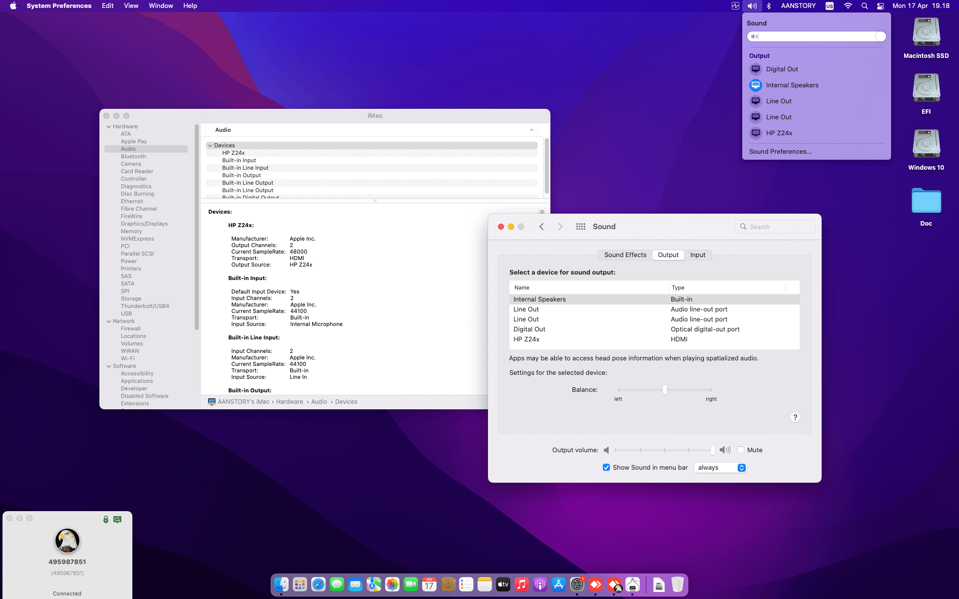 Gigabyte B360N Wifi + Intel Core i5 8600K + MSI RX 5500 XT 2nd   OpenCore 5
