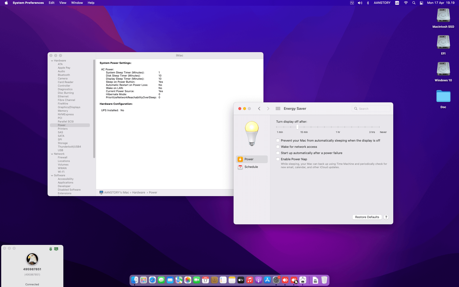 Gigabyte B360N Wifi + Intel Core i5 8600K + MSI RX 5500 XT 2nd   OpenCore 7