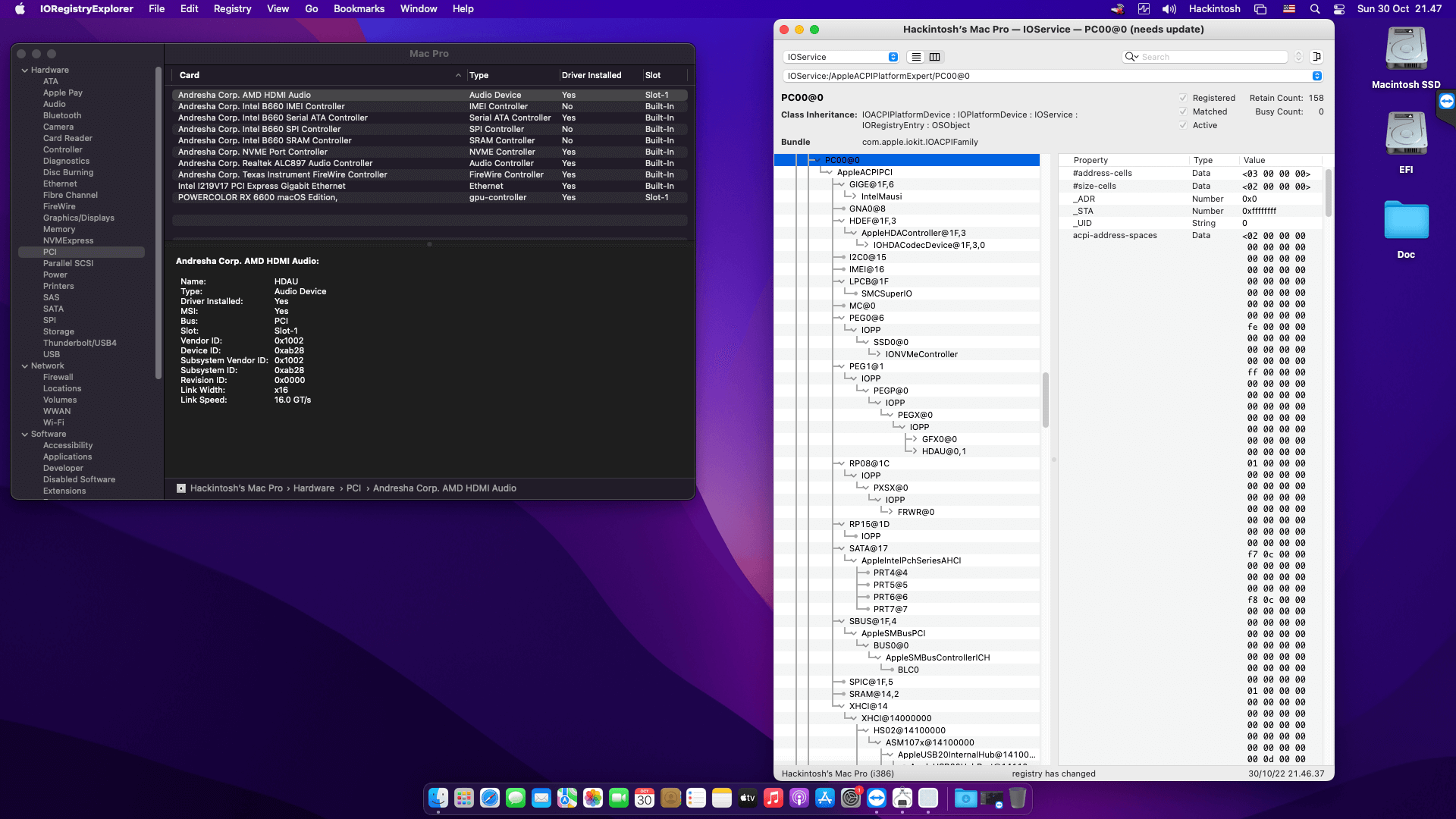 Asrock B660M PRO RS + Intel Core i7 12700 + Power Color RX 6600   OpenCore 9