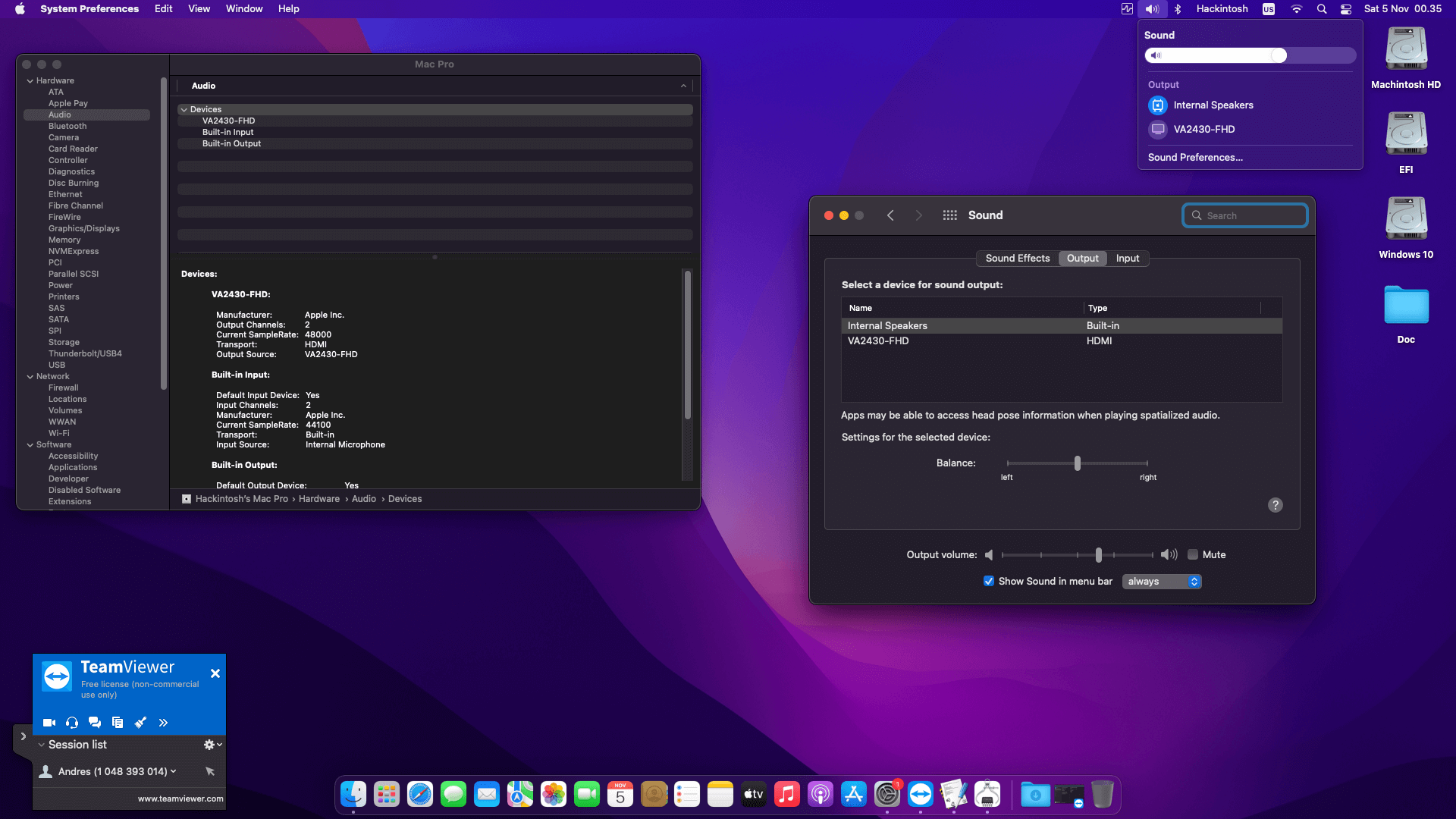 Gigabyte Aorus B660M Pro AX + Intel Core i5 13600K + MSI RX 6800 OpenCore 5