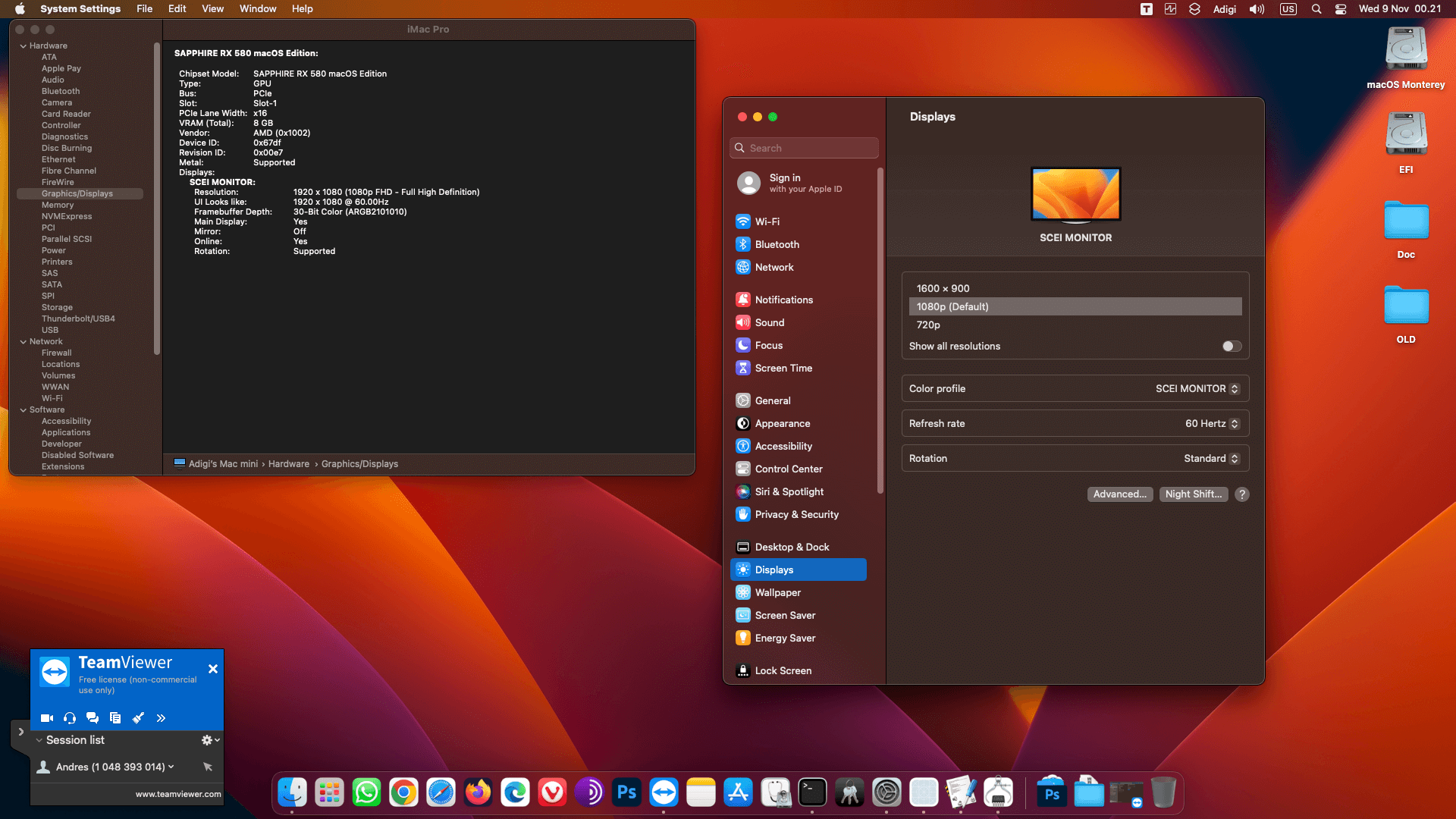Gigabyte GA Z97X Gaming 3 + Intel Core i7 4790 + Sapphire RX 580 OpenCore 5