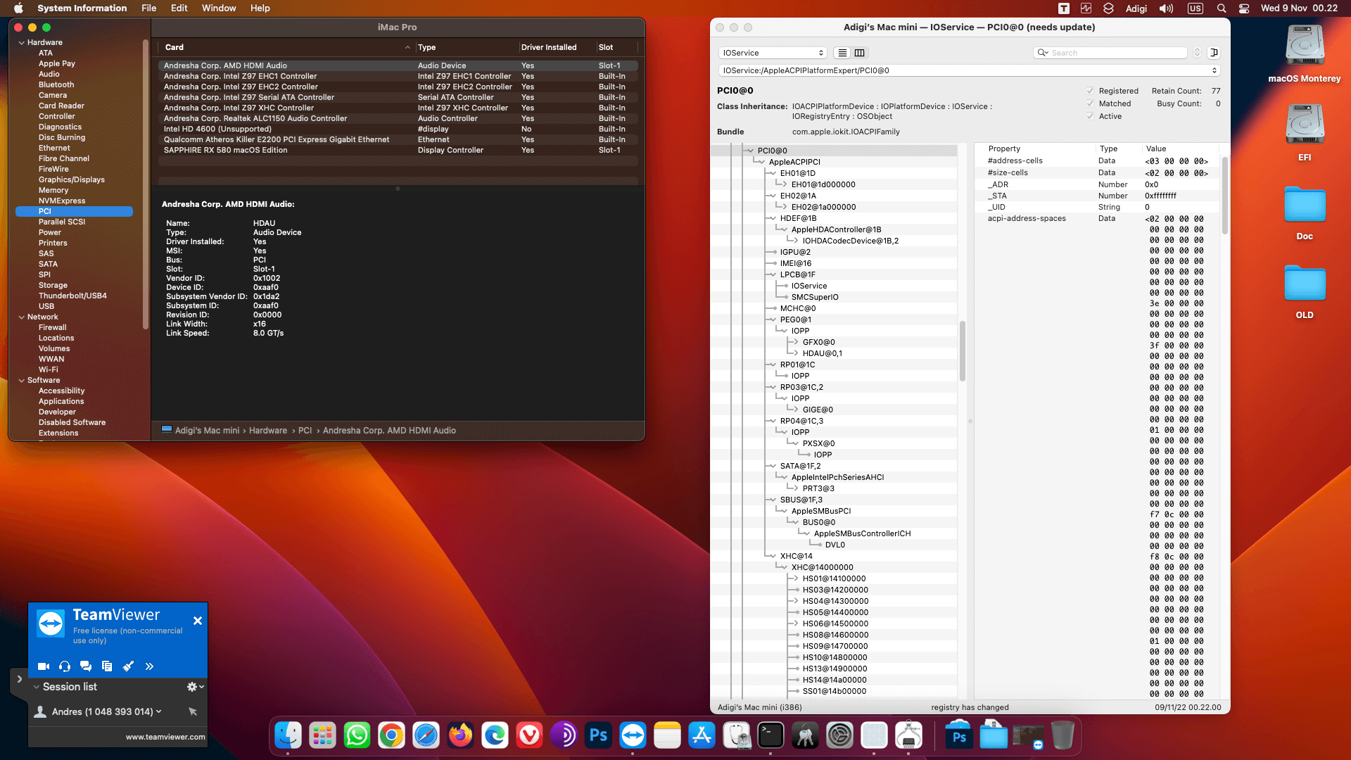 Gigabyte GA Z97X Gaming 3 + Intel Core i7 4790 + Sapphire RX 580 OpenCore 9