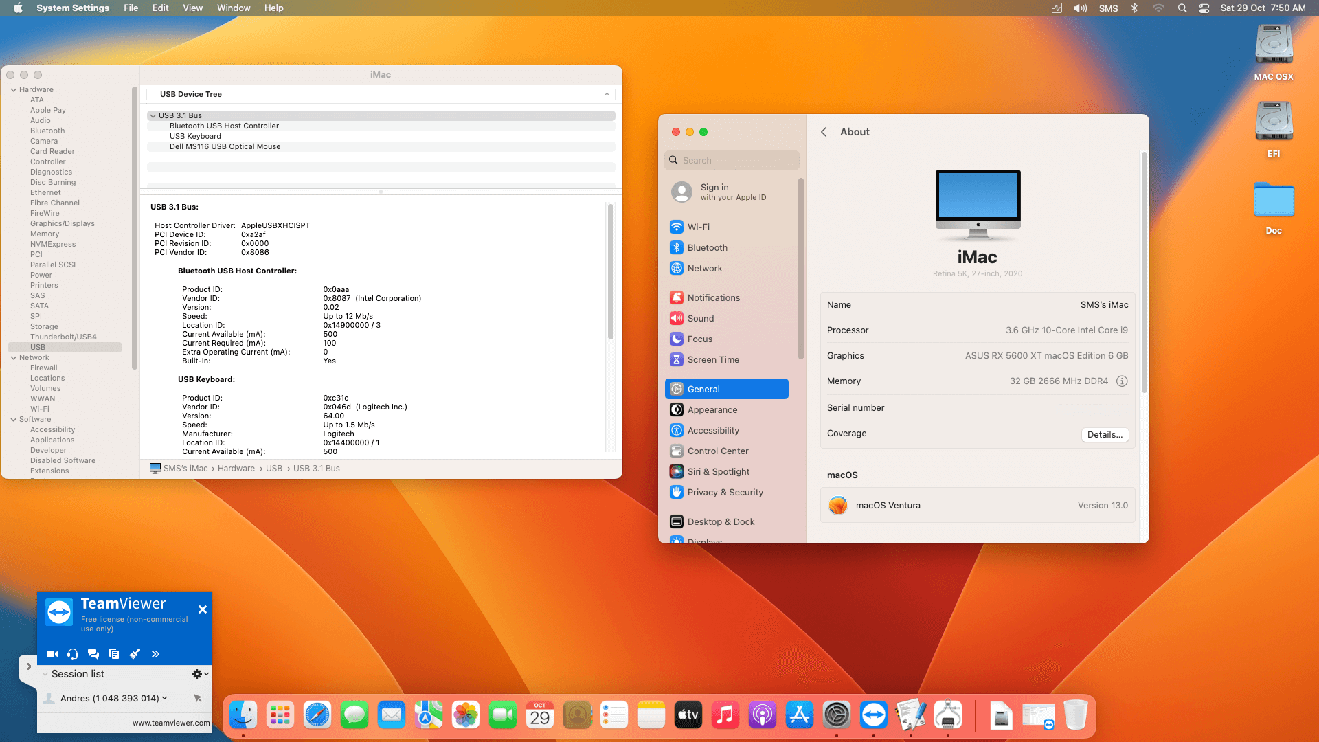 Gigabyte Z490 UD AC + Intel Core i9 10850K + Asus RX 5600 XT   OpenCore 3