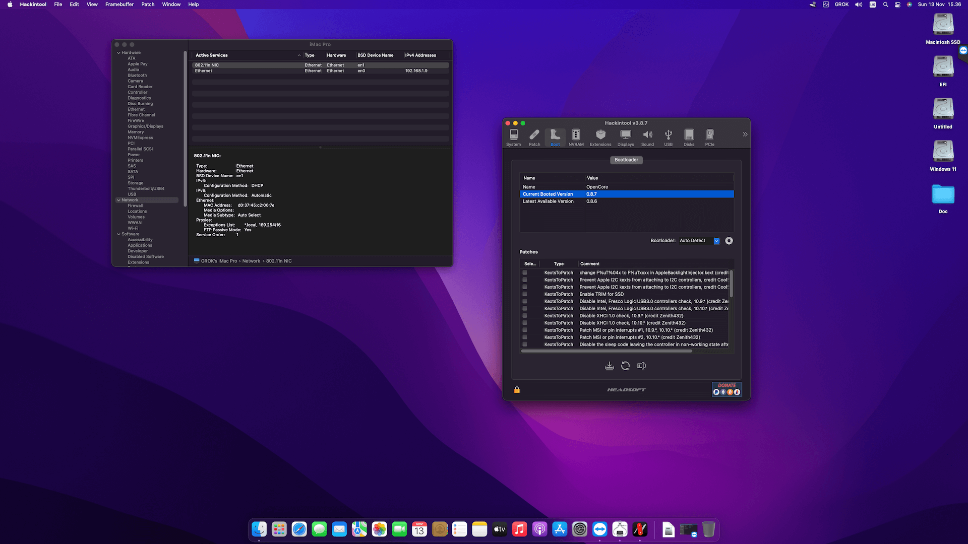 MSI X99S SLI PLUS + Intel Core i7 5930K + Sapphire RX 580   OpenCore 8