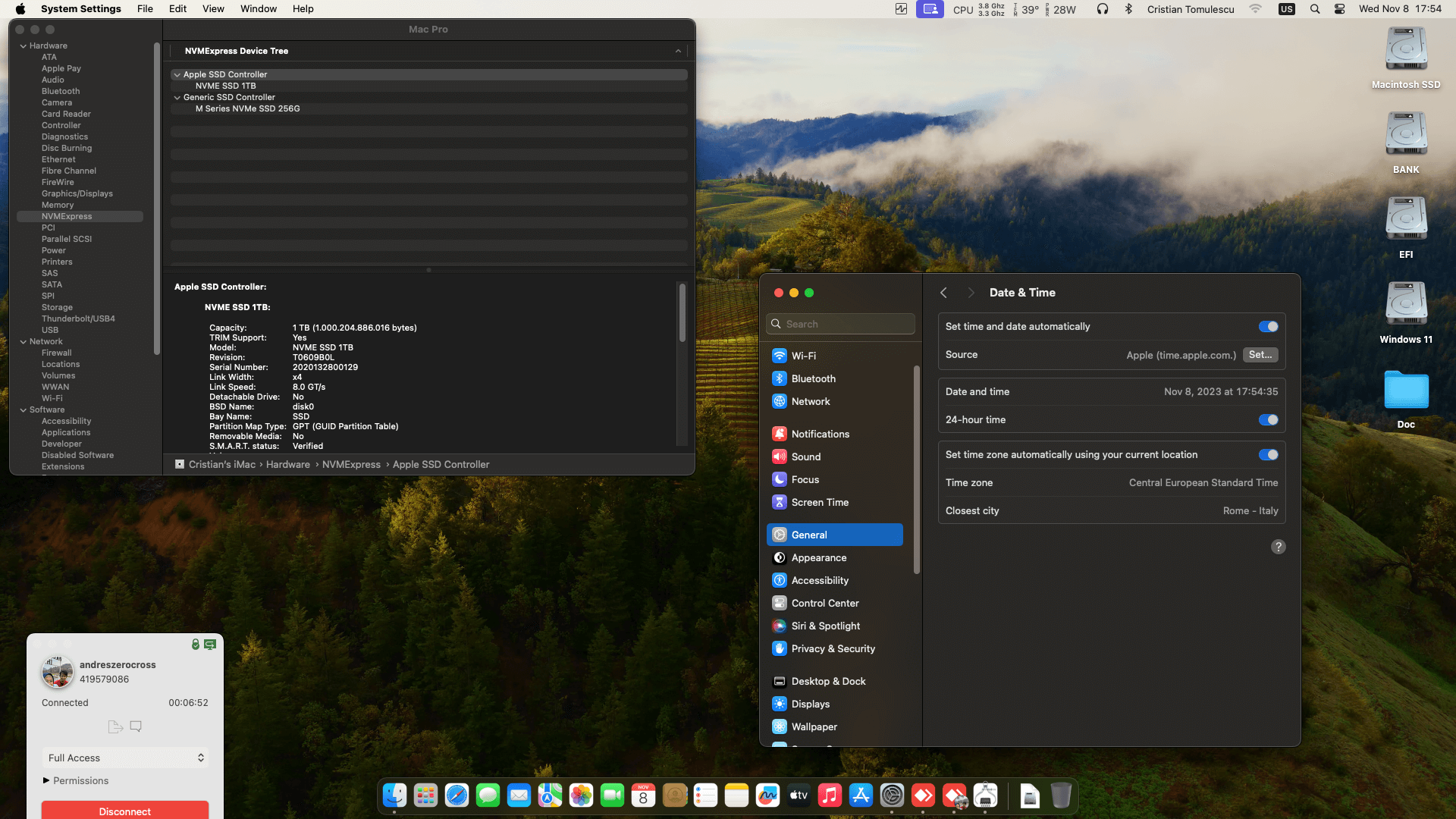 Asus ROG Crosshair VIII Dark Hero + AMD Ryzen 7 5800X + PowerColor RX 6700 XT   OpenCore 1