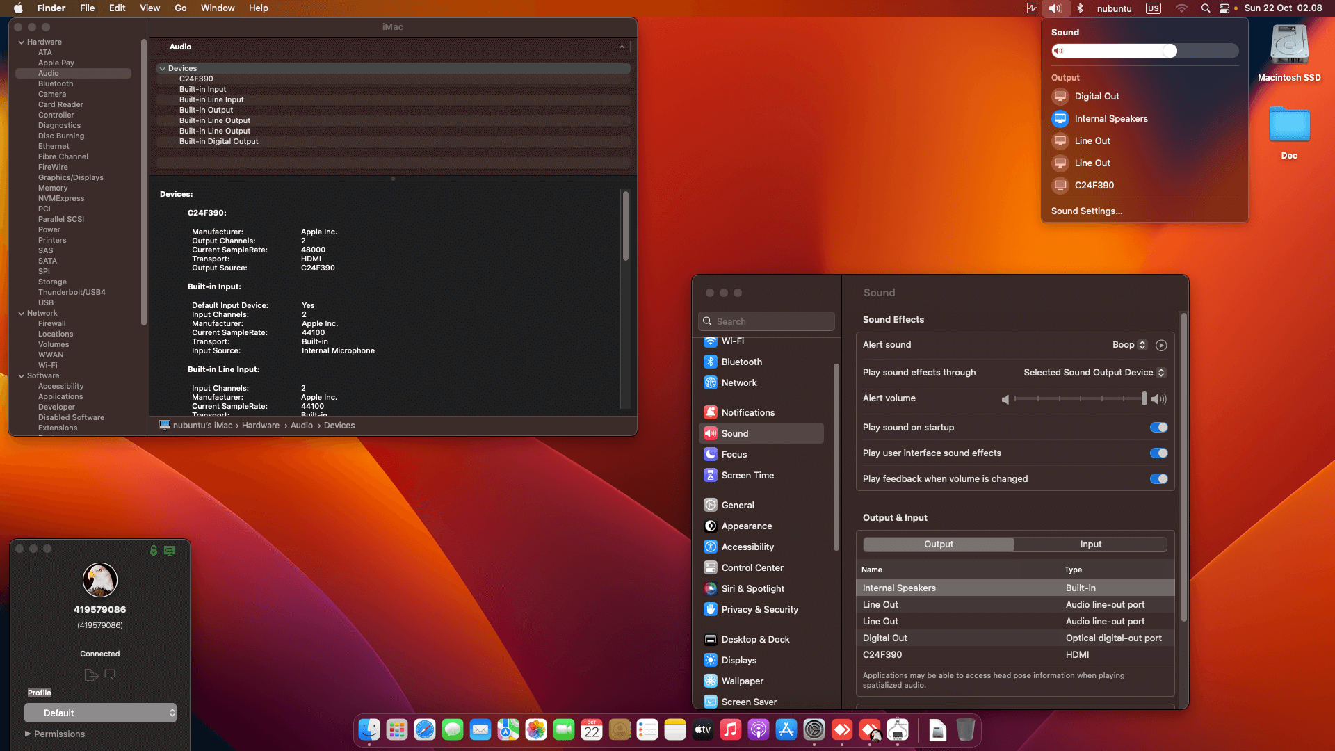 Gigabyte Z390 Aorus Master + Intel Core i7 8700 + PowerColor RX 550 OpenCore 1