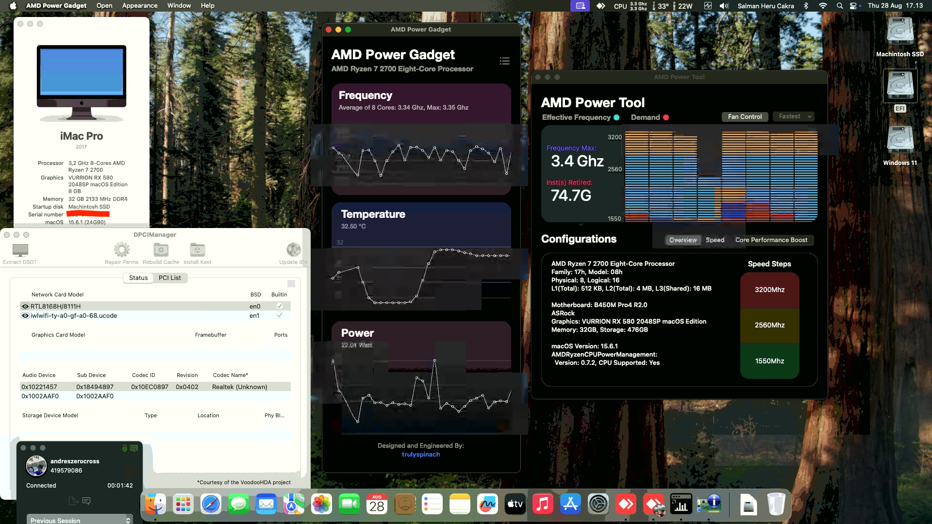 Asrock B450M Pro4 R2.0 + AMD Ryzen 7 2700 + Vurrion RX 580 2048SP   OpenCore 1