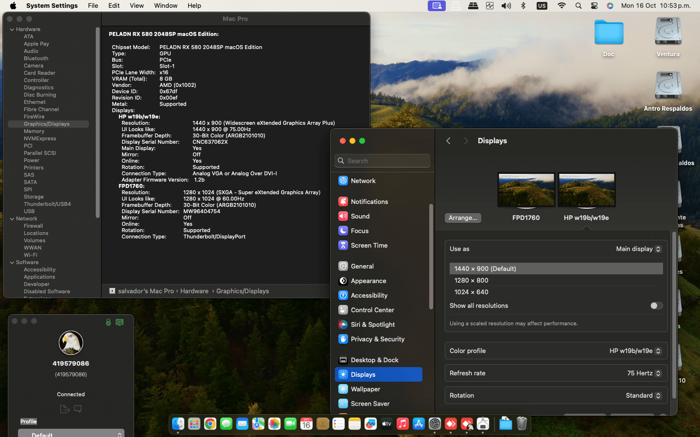 Asus ROG Strix Z690 A Gaming Wifi D4 + Intel Core i7 12700K + Peladn RX 580 2048SP 3rd   OpenCore 1