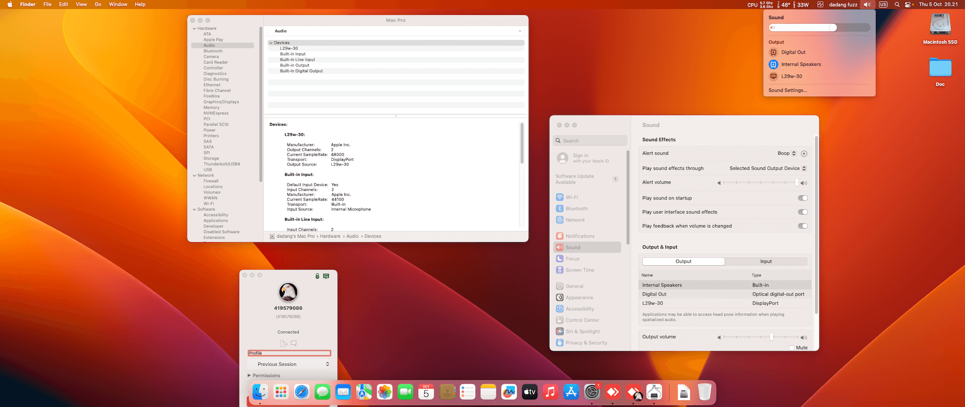Asus TUF Gaming B650M PLUS WIFI + AMD Ryzen 9 7950X + Asus RX 6600   OpenCore 1