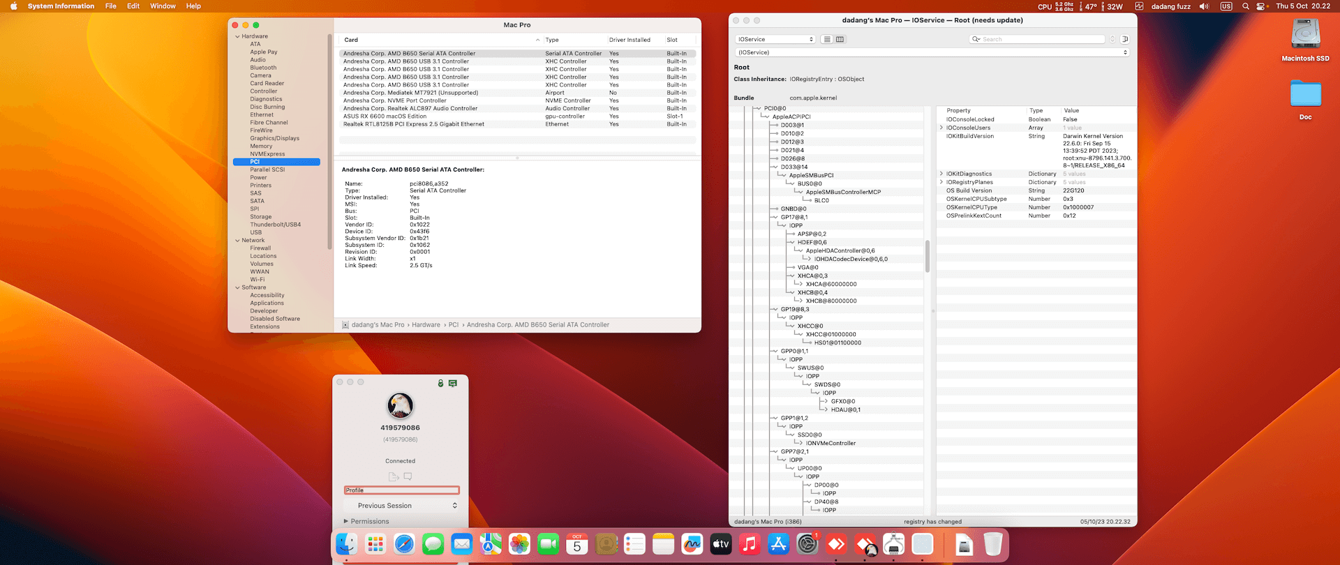 Asus TUF Gaming B650M PLUS WIFI + AMD Ryzen 9 7950X + Asus RX 6600   OpenCore 1