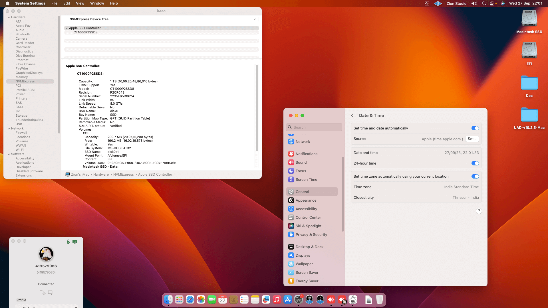 Gigabyte Z370XP SLI + Intel Core i7 8700K + Zotac GT 710   OpenCore 1