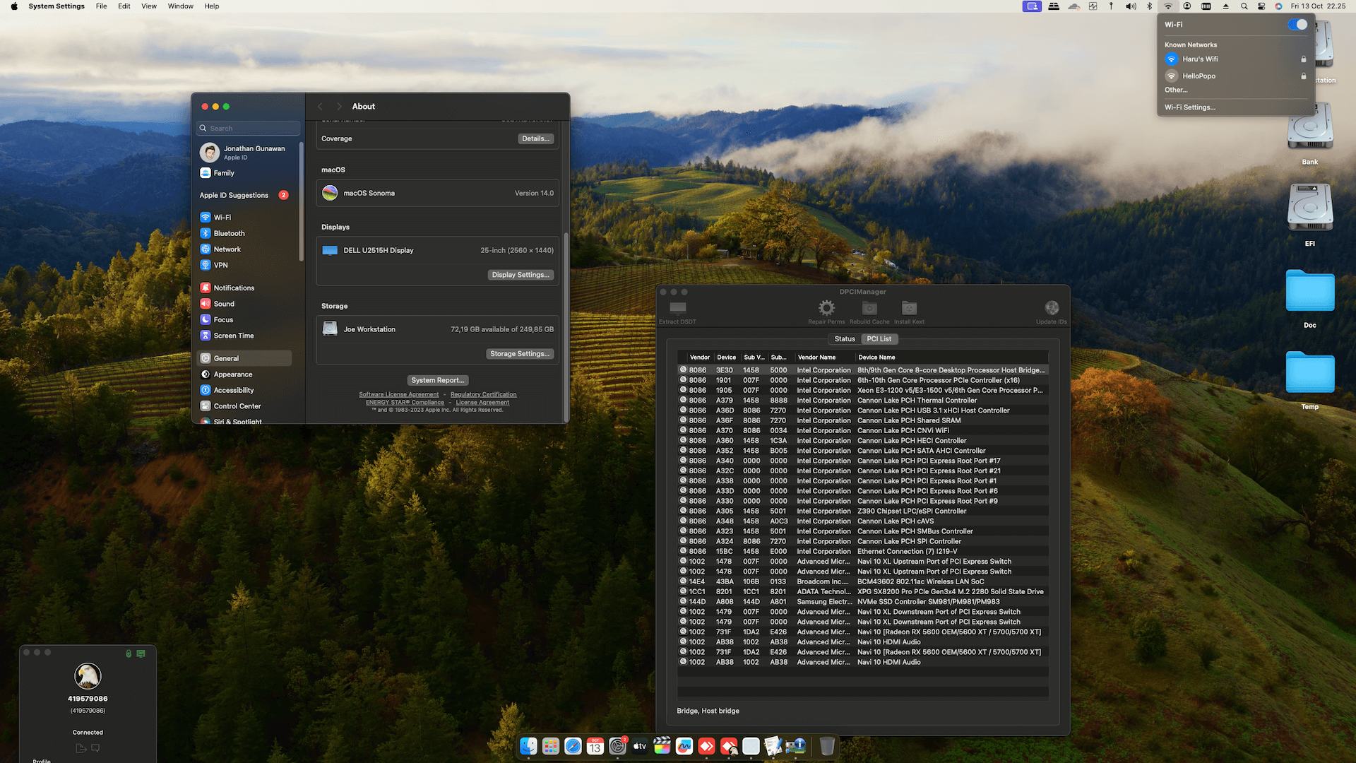 Gigabyte Z390 Aorus Ultra + Intel Core i9 9900K + 2x Sapphire RX 5700 XT 3rd   OpenCore 1
