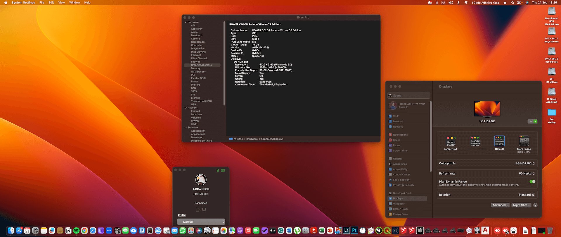 Gigabyte Z390 Aorus Xtreme + Intel Core i9 9900K + Power Color Radeon VII 2nd   OpenCore 1