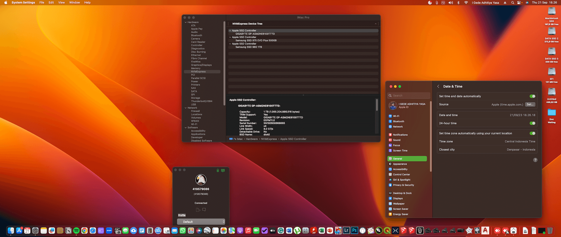 Gigabyte Z390 Aorus Xtreme + Intel Core i9 9900K + Power Color Radeon VII 2nd   OpenCore 1