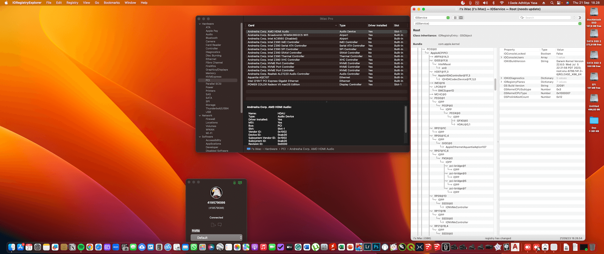 Gigabyte Z390 Aorus Xtreme + Intel Core i9 9900K + Power Color Radeon VII 2nd   OpenCore 1