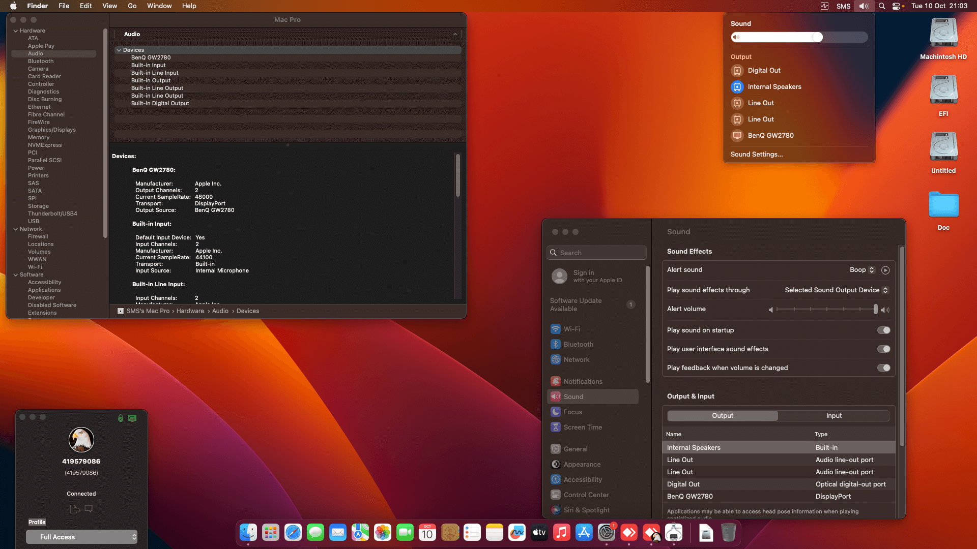 Gigabyte Z790 UD AX + Intel Core i9 12900K + MSI RX 6650 XT 2nd   OpenCore 1