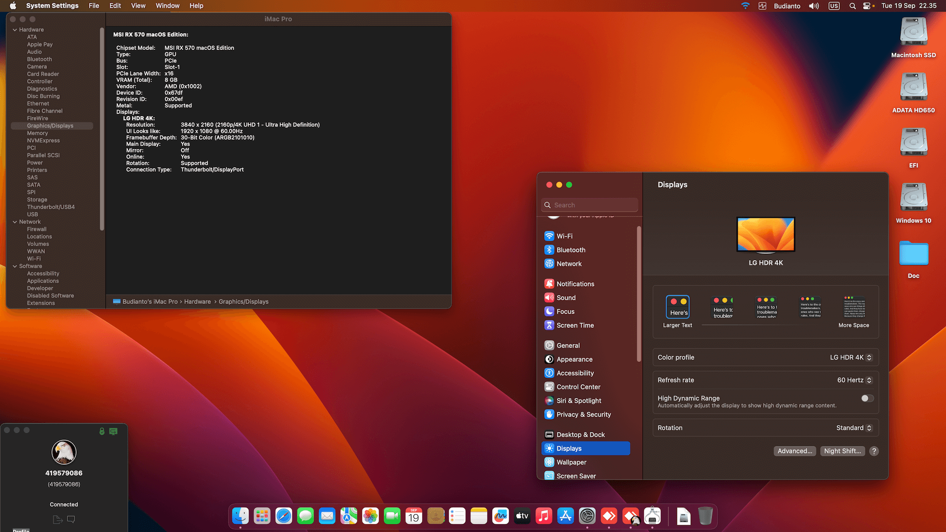 MSI H270 A PRO + Intel Core i5 6500 + MSI RX 570   OpenCore 1