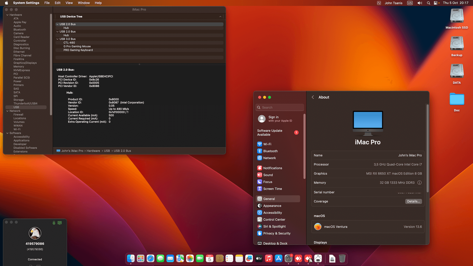MSI Z87 G45 Gaming + Intel Core i7 4770K + MSI RX 6650 XT   OpenCore 1