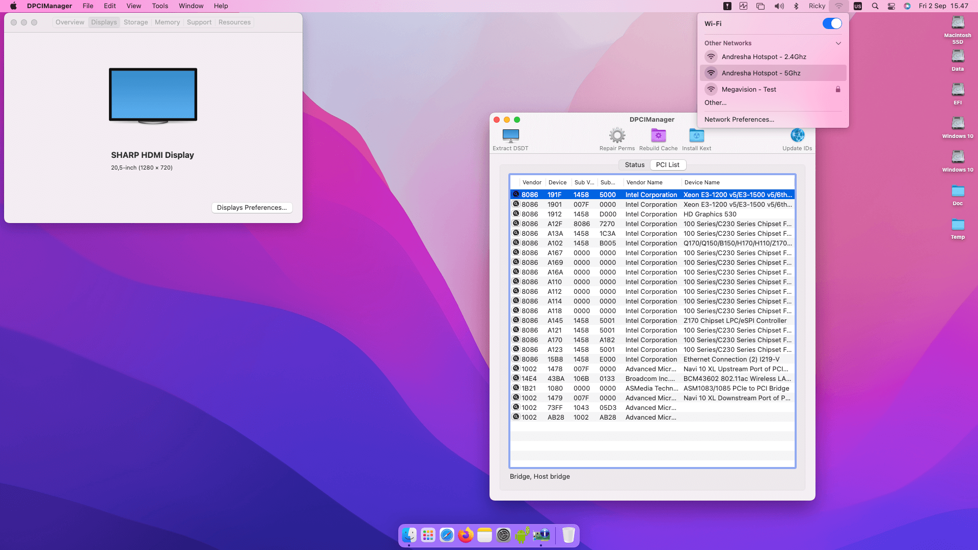 Gigabyte GA Z170M D3H + Intel Core i5 6500 + Asus RX 6600 XT   OpenCore 2