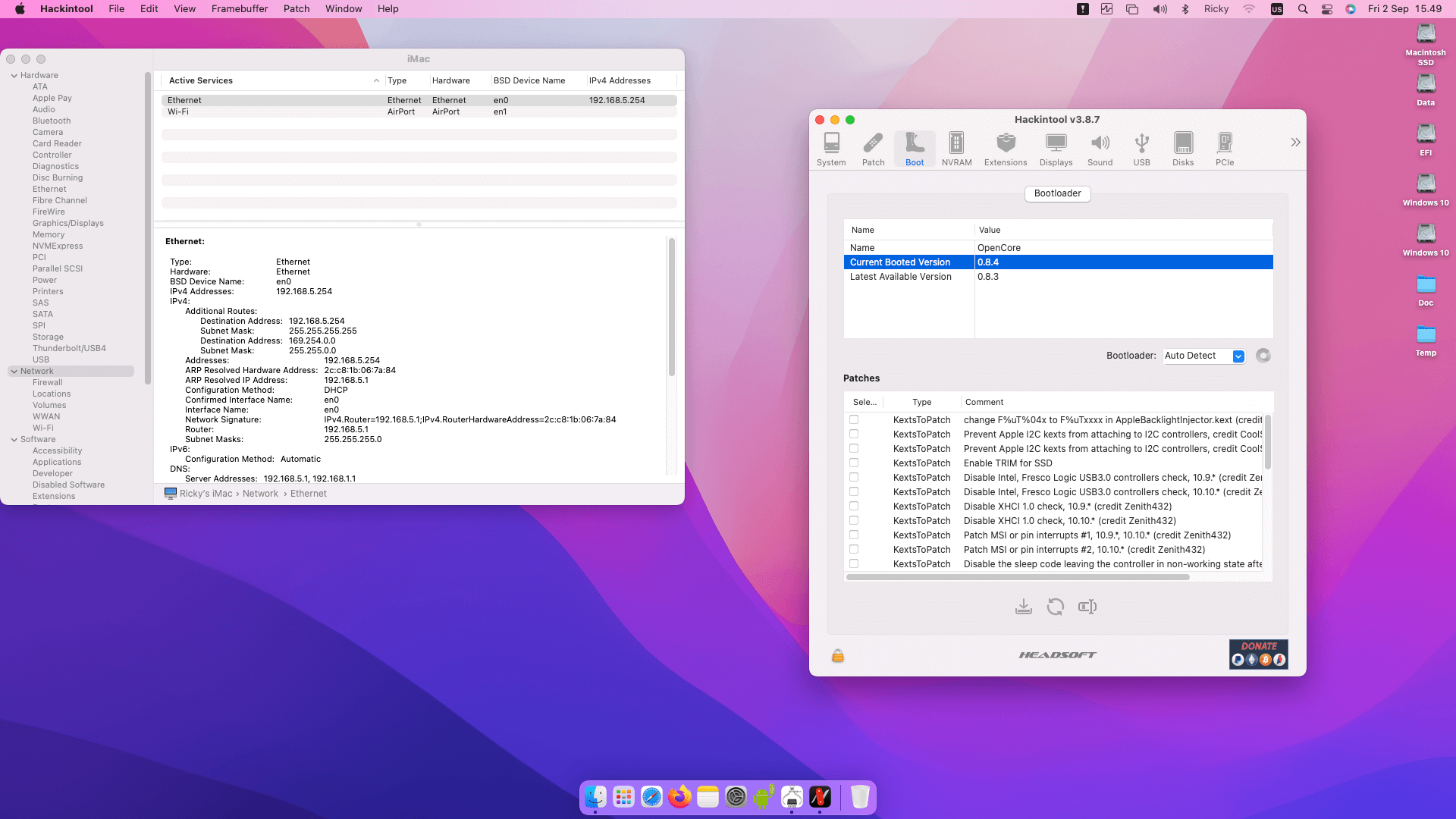 Gigabyte GA Z170M D3H + Intel Core i5 6500 + Asus RX 6600 XT   OpenCore 8