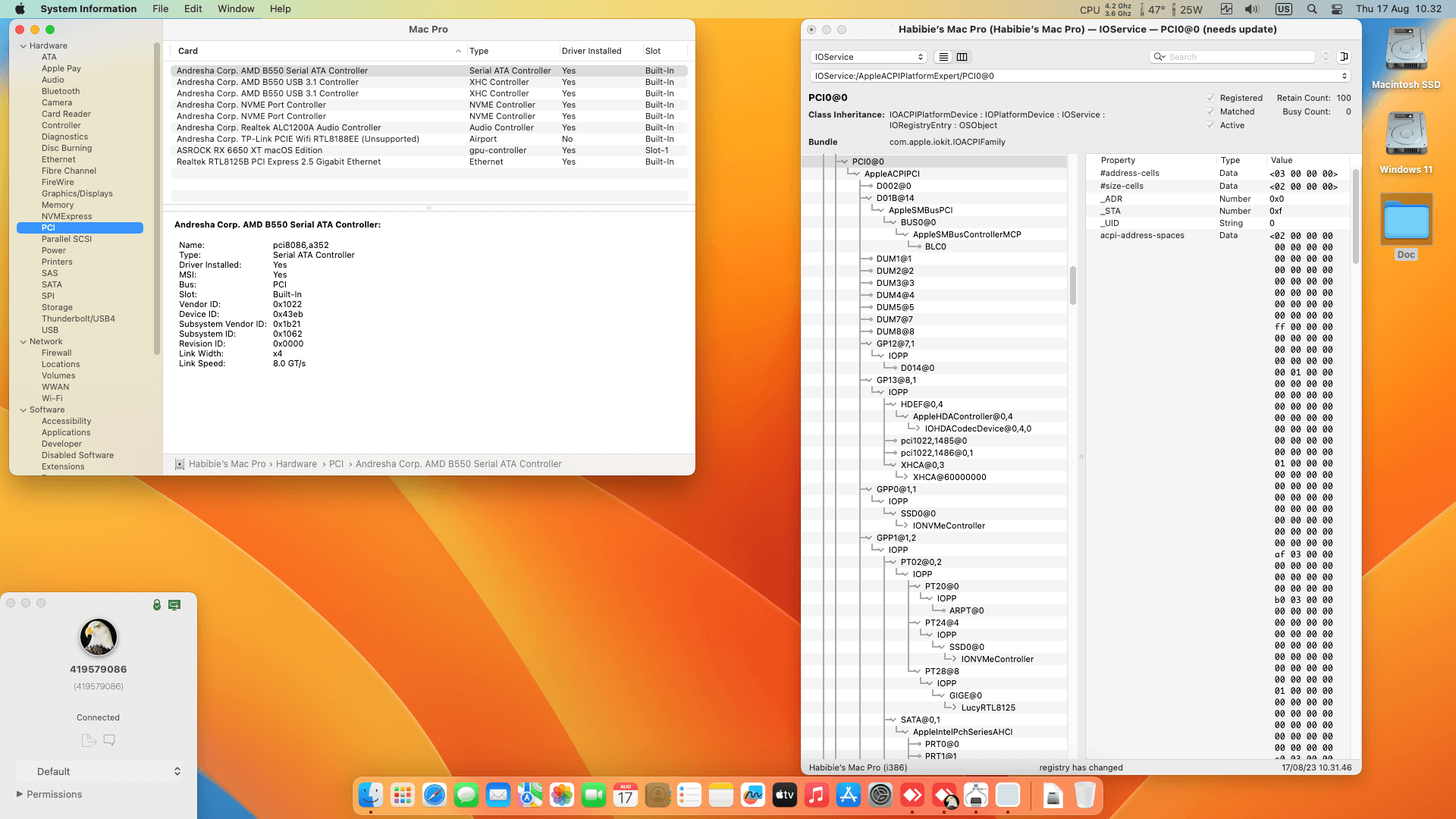 Asrock B550M Steel Legend + AMD Ryzen 7 5700X + Asrock RX 6650 XT 1