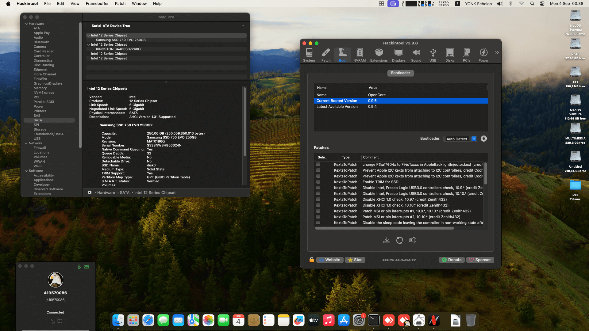 Asus TUF Gaming Z690 PLUS WIFI D4 + Intel Core i5 12400F + Sapphire RX 6600   OpenCore 1