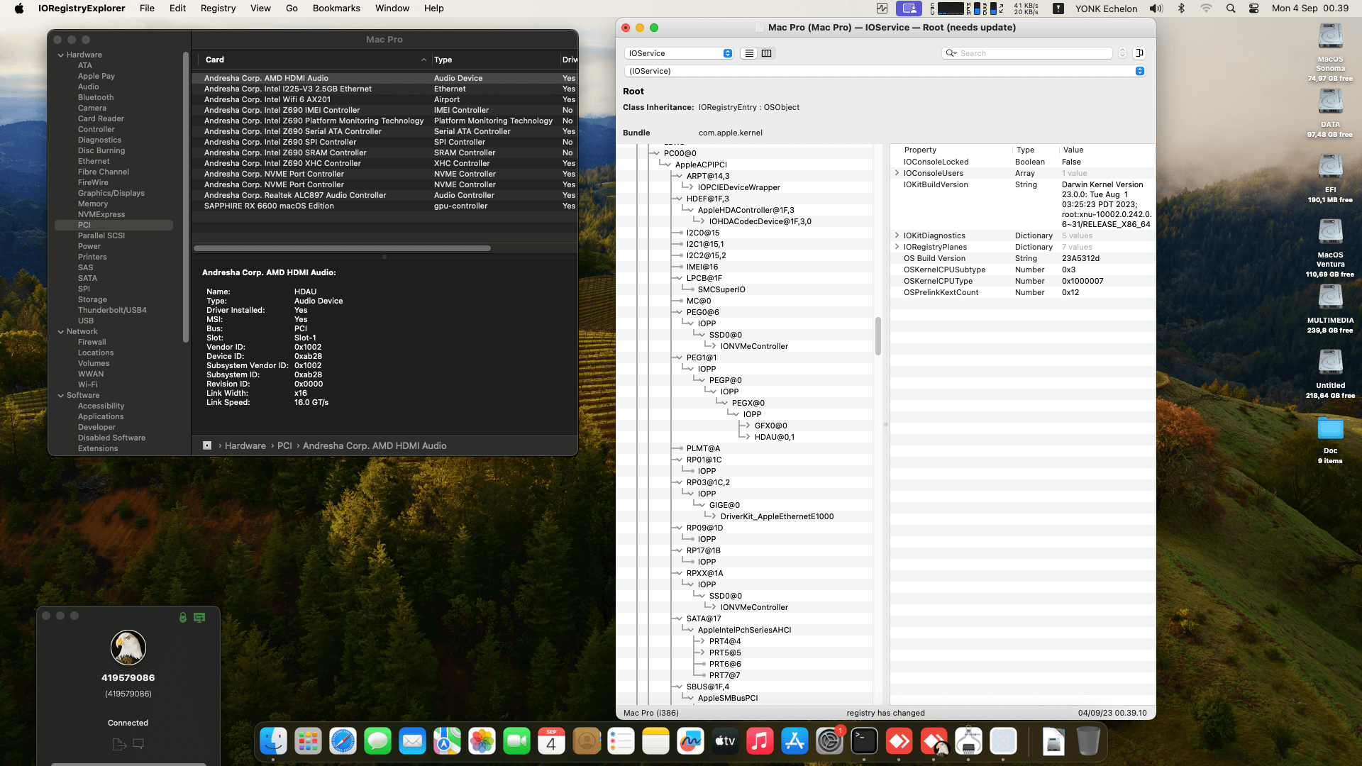 Asus TUF Gaming Z690 PLUS WIFI D4 + Intel Core i5 12400F + Sapphire RX 6600   OpenCore 1