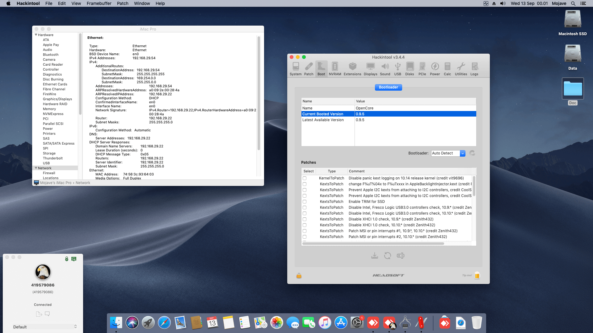 Gigabyte H510M H V2 + Intel Core i5 10400F + Sapphire RX 550 OpenCore 1