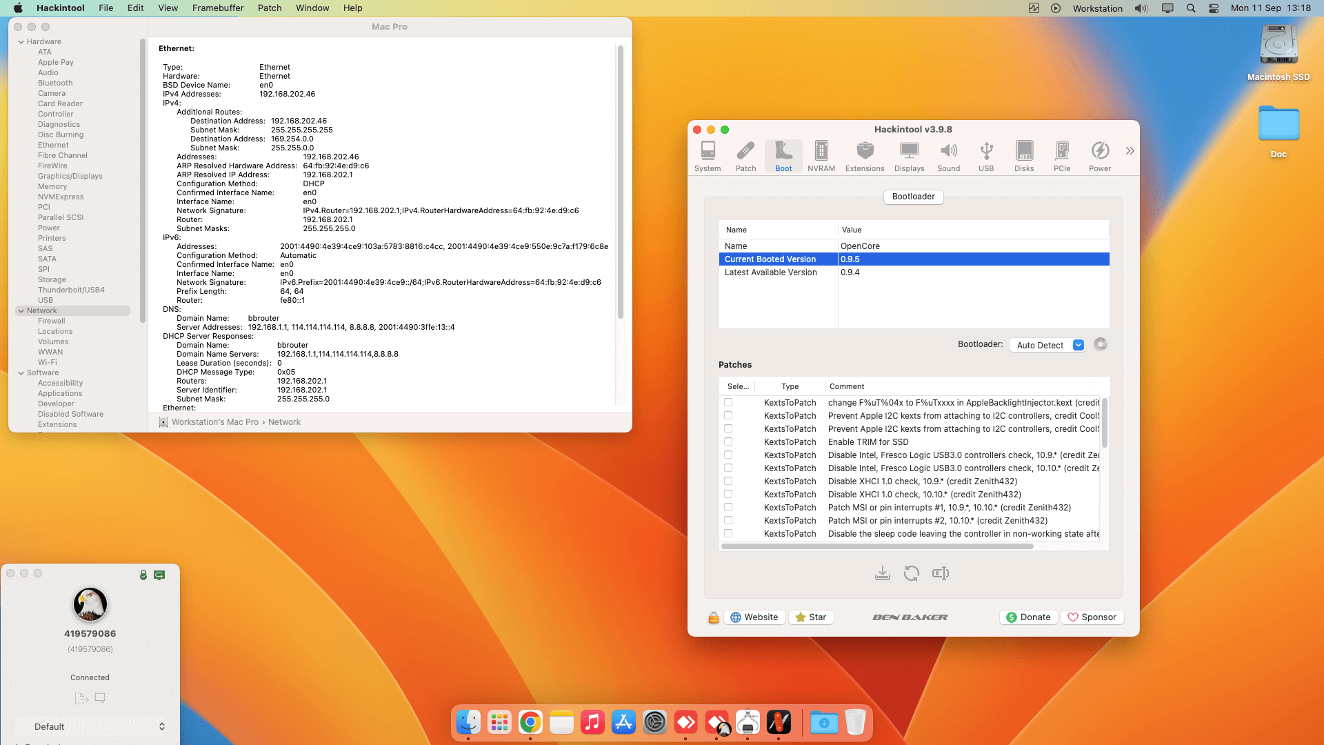 Gigabyte Z790 UD + Intel Core i5 13600KF + Sapphire RX 6600   OpenCore 1