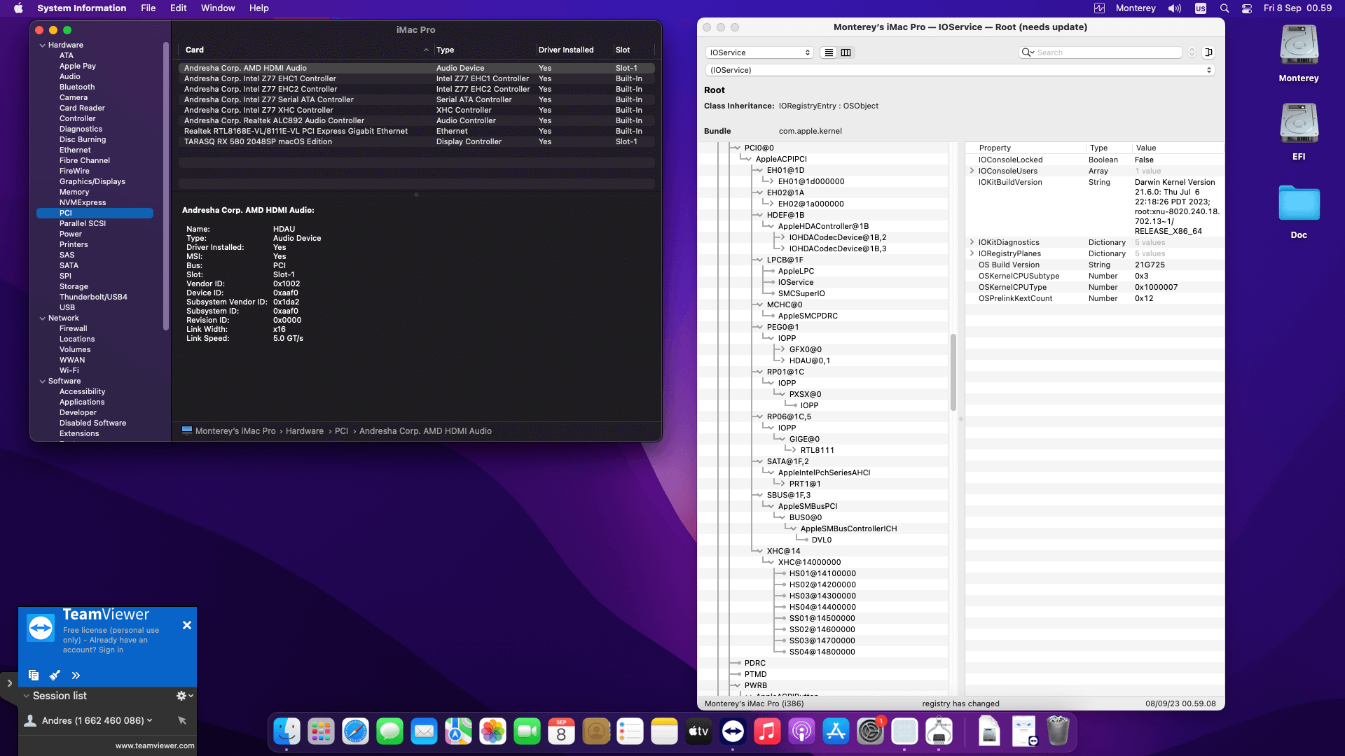 J&W JW Z77A ProX + Intel Core i3 2100 + Tarasq RX 580 2048SP OpenCore 1