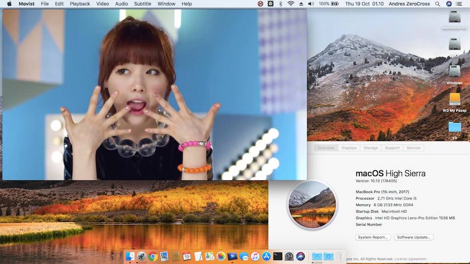 Success Hackintosh macOS High Sierra 10.13 Build 17A405 at Lenovo V310-14IKB (Non eGPU)